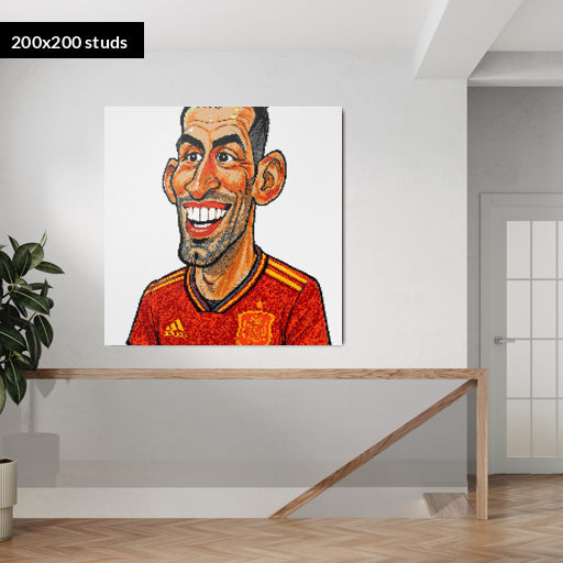 200*200studs, 160*160cm, 63*63inch