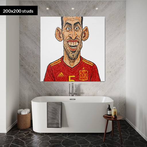 200*200studs, 160*160cm, 63*63inch