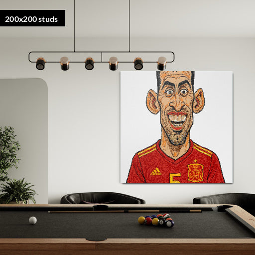 200*200studs, 160*160cm, 63*63inch