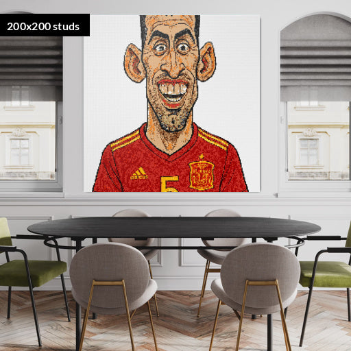 200*200studs, 160*160cm, 63*63inch