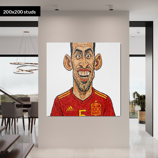 200*200studs, 160*160cm, 63*63inch