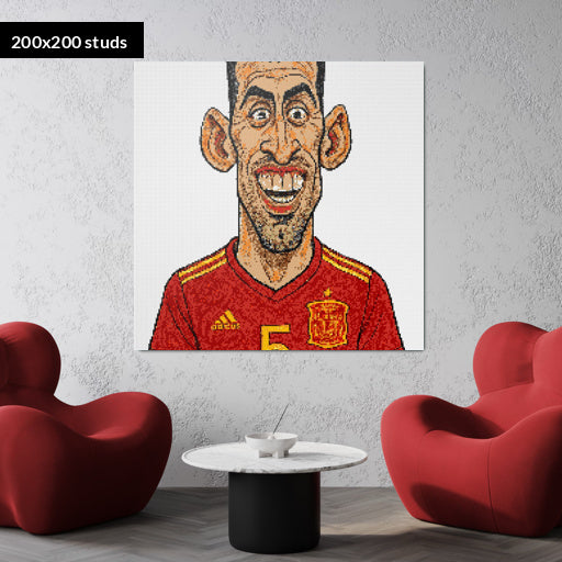 200*200studs, 160*160cm, 63*63inch