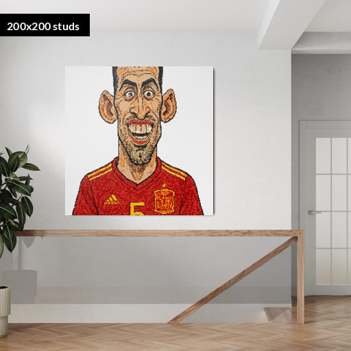 200*200studs, 160*160cm, 63*63inch