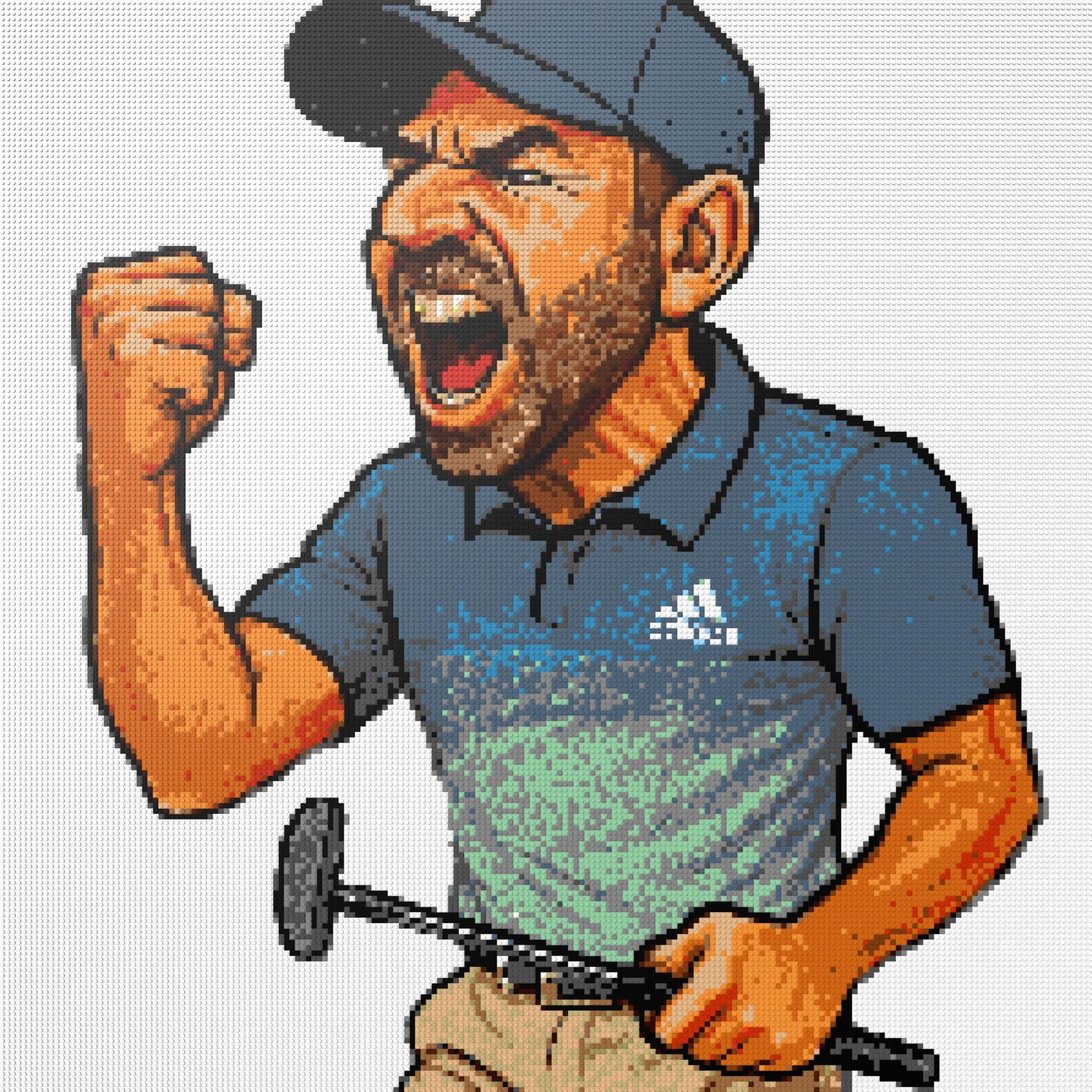 200*200studs, 160*160cm, 63*63inch