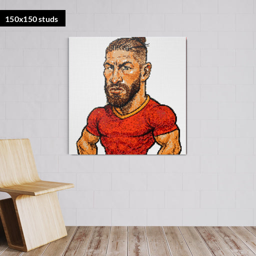 150*150studs, 120*120cm, 47,25*47,25inch