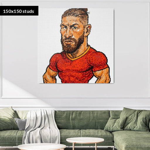 150*150studs, 120*120cm, 47,25*47,25inch