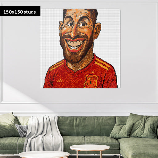 150*150studs, 120*120cm, 47,25*47,25inch