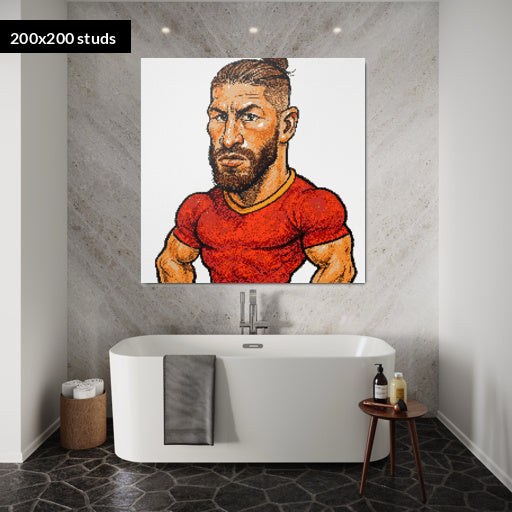 200*200studs, 160*160cm, 63*63inch