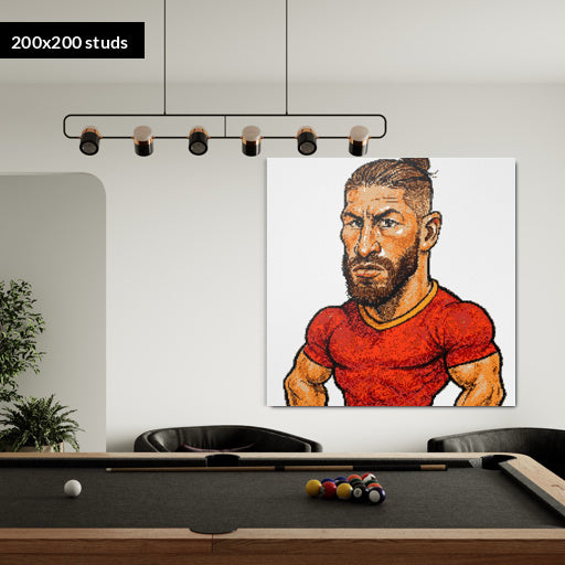 200*200studs, 160*160cm, 63*63inch