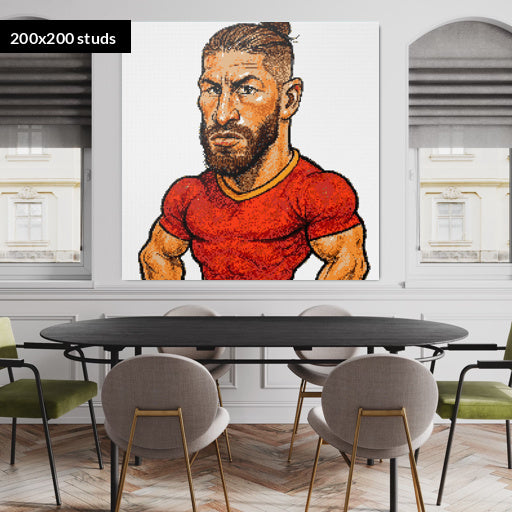 200*200studs, 160*160cm, 63*63inch