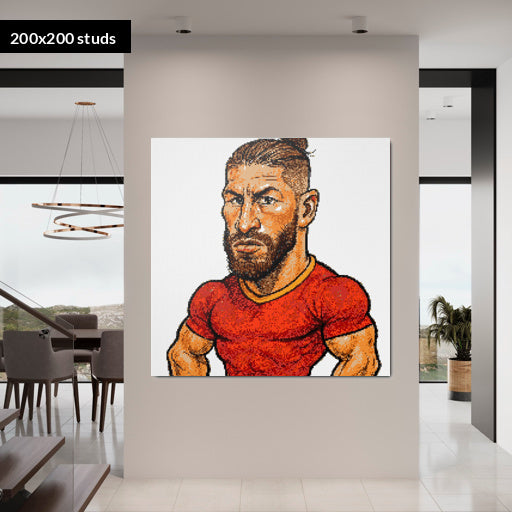 200*200studs, 160*160cm, 63*63inch