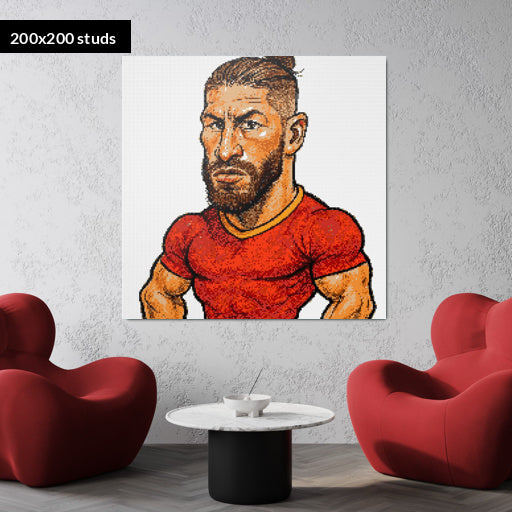 200*200studs, 160*160cm, 63*63inch