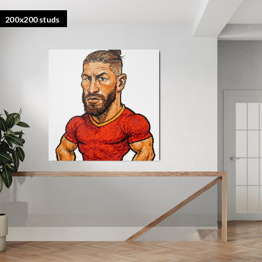 200*200studs, 160*160cm, 63*63inch