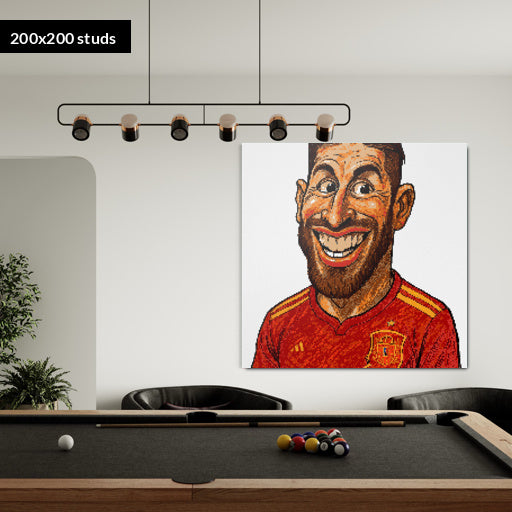 200*200studs, 160*160cm, 63*63inch