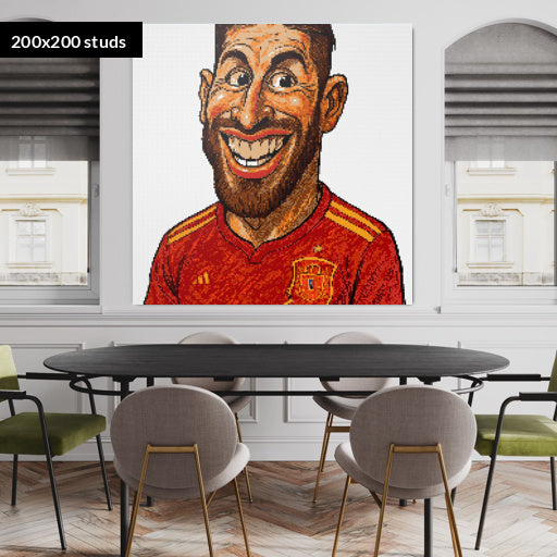 200*200studs, 160*160cm, 63*63inch