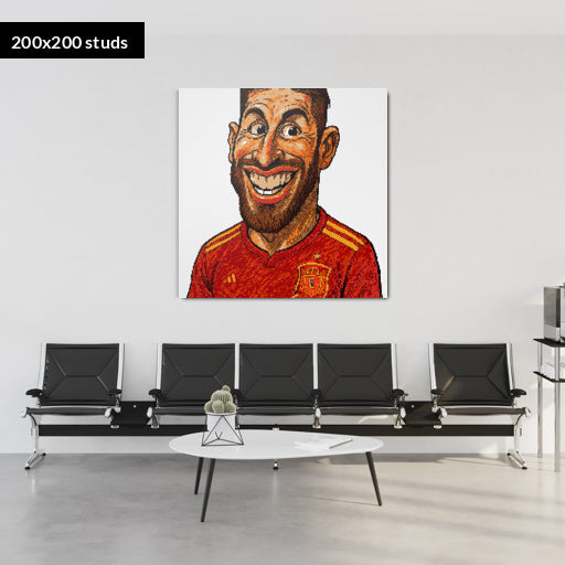 200*200studs, 160*160cm, 63*63inch