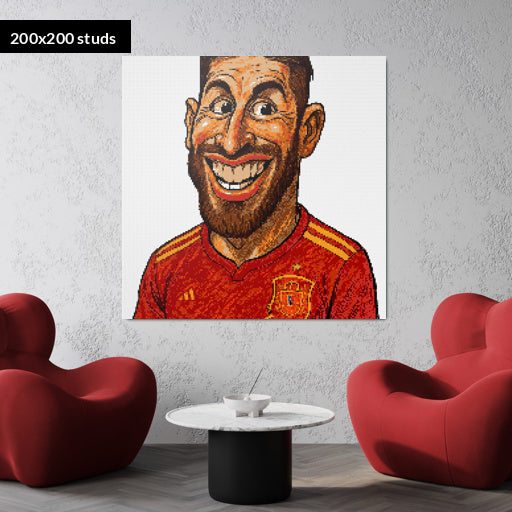 200*200studs, 160*160cm, 63*63inch