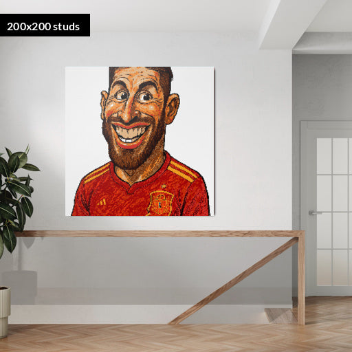 200*200studs, 160*160cm, 63*63inch