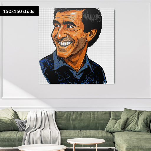 150*150studs, 120*120cm, 47,25*47,25inch