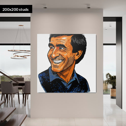 200*200studs, 160*160cm, 63*63inch