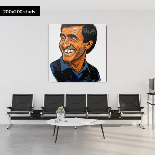 200*200studs, 160*160cm, 63*63inch