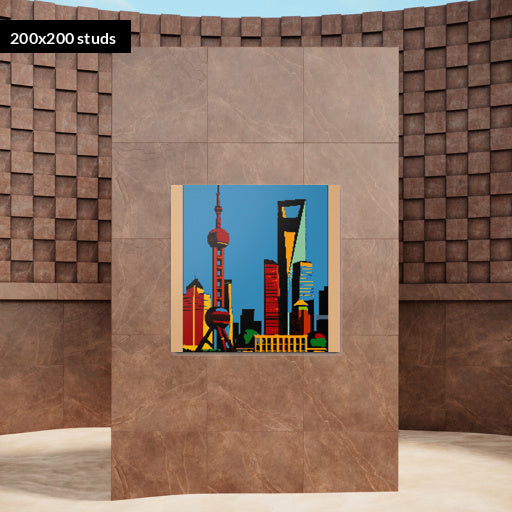 200*200studs, 160*160cm, 63*63inch