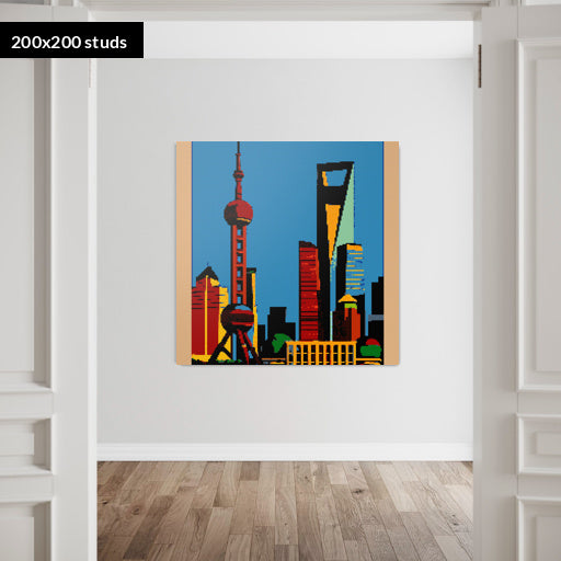 200*200studs, 160*160cm, 63*63inch