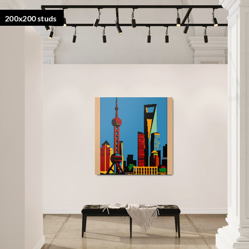 200*200studs, 160*160cm, 63*63inch