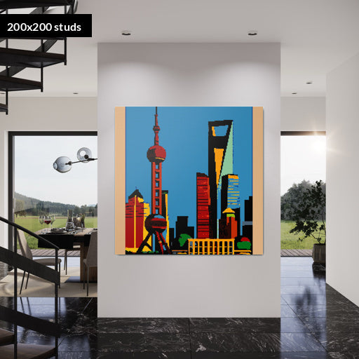 200*200studs, 160*160cm, 63*63inch