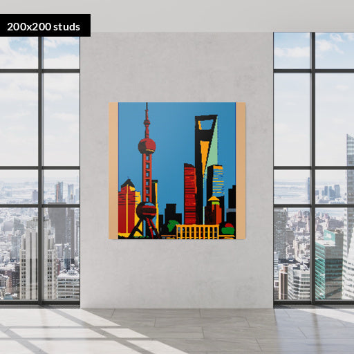 200*200studs, 160*160cm, 63*63inch