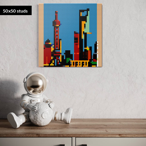 50*50studs, 40*40cm, 15,75*15,75inch