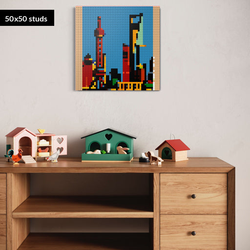 50*50studs, 40*40cm, 15,75*15,75inch