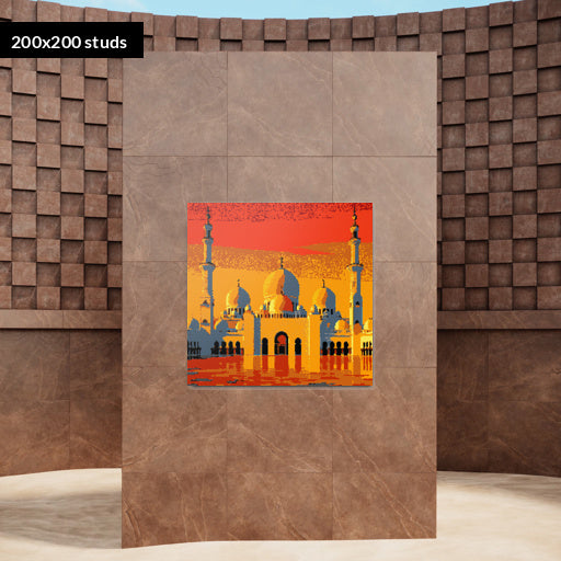 200*200studs, 160*160cm, 63*63inch