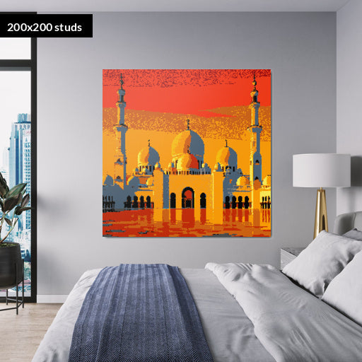 200*200studs, 160*160cm, 63*63inch