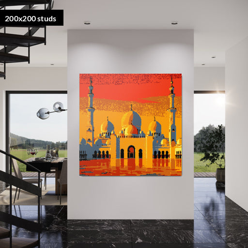 200*200studs, 160*160cm, 63*63inch