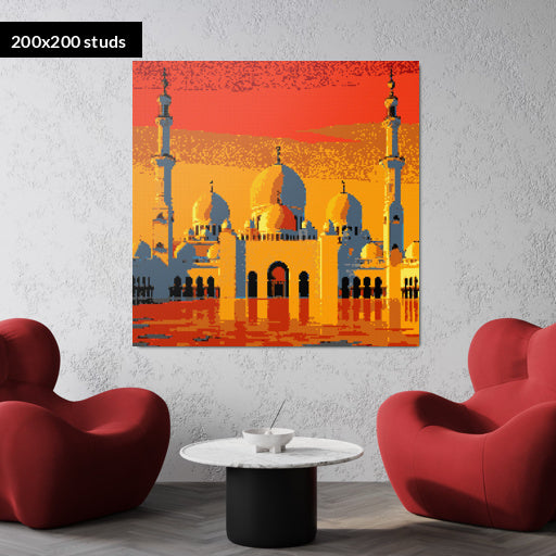 200*200studs, 160*160cm, 63*63inch