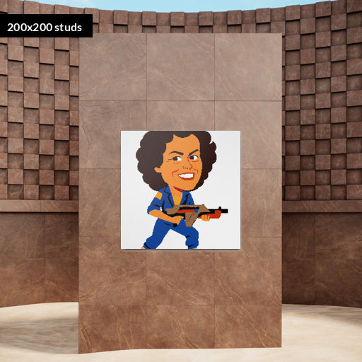 200*200studs, 160*160cm, 63*63inch