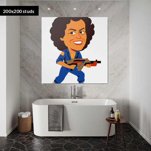 200*200studs, 160*160cm, 63*63inch