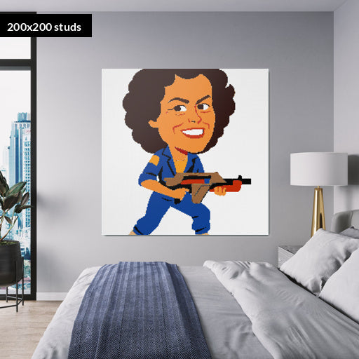200*200studs, 160*160cm, 63*63inch