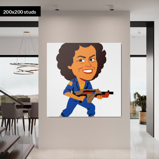 200*200studs, 160*160cm, 63*63inch