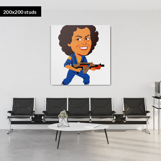200*200studs, 160*160cm, 63*63inch
