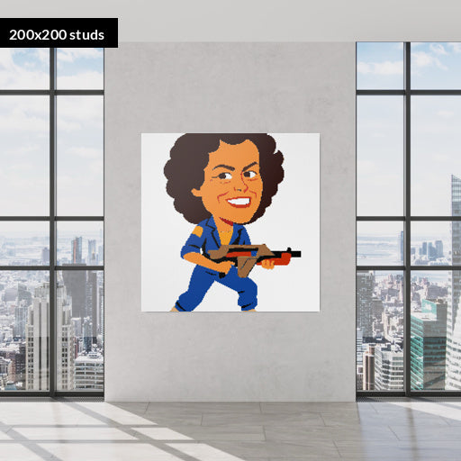 200*200studs, 160*160cm, 63*63inch