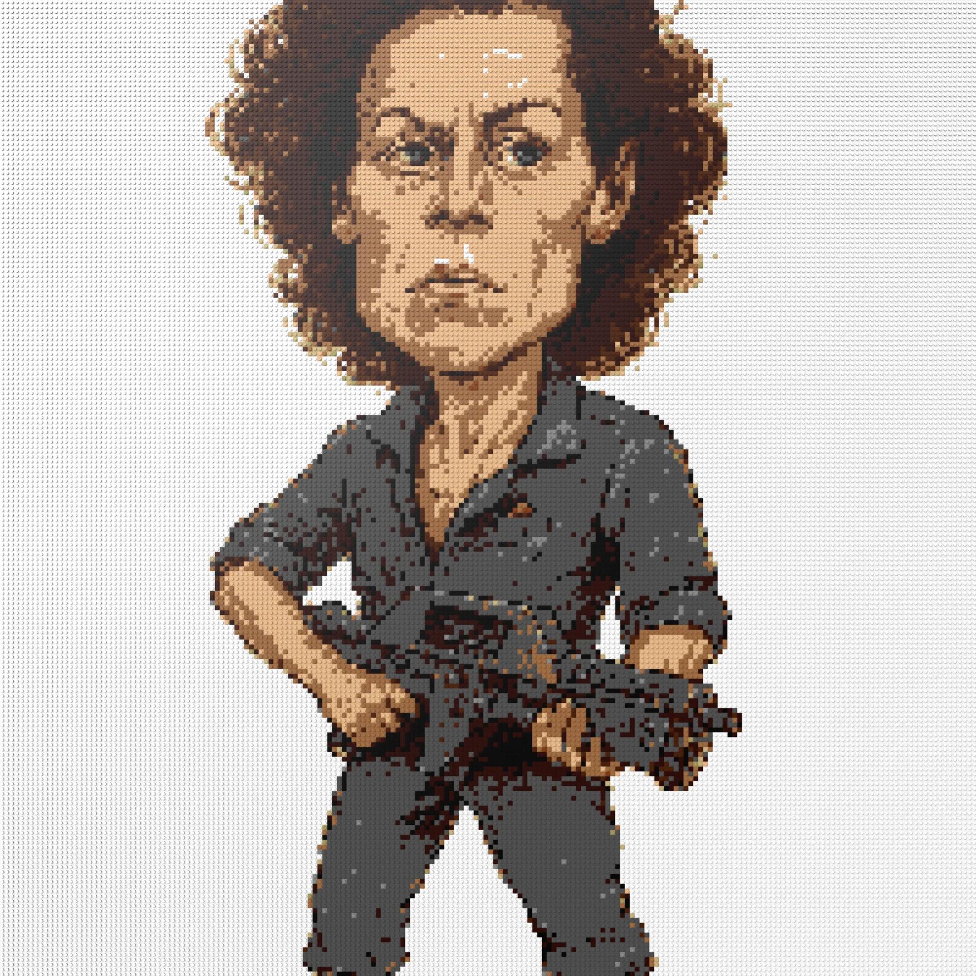 200*200studs, 160*160cm, 63*63inch