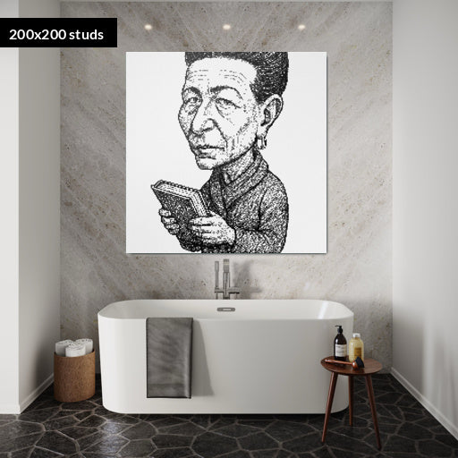 200*200studs, 160*160cm, 63*63inch