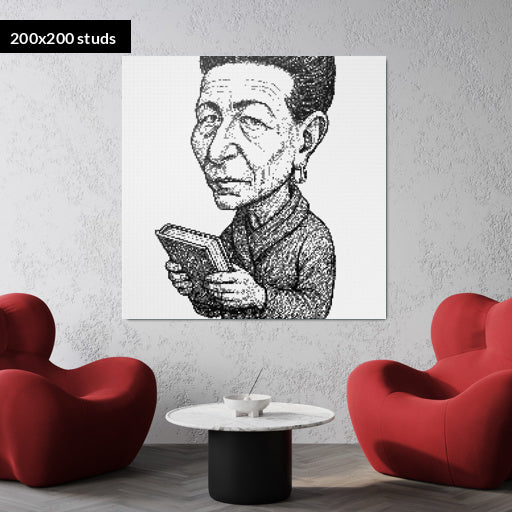 200*200studs, 160*160cm, 63*63inch