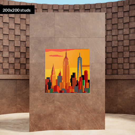 200*200studs, 160*160cm, 63*63inch