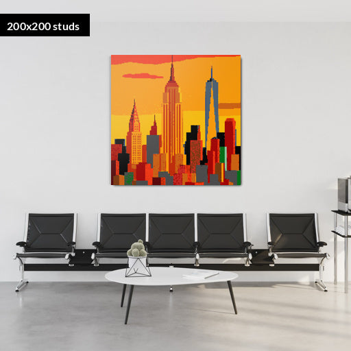 200*200studs, 160*160cm, 63*63inch