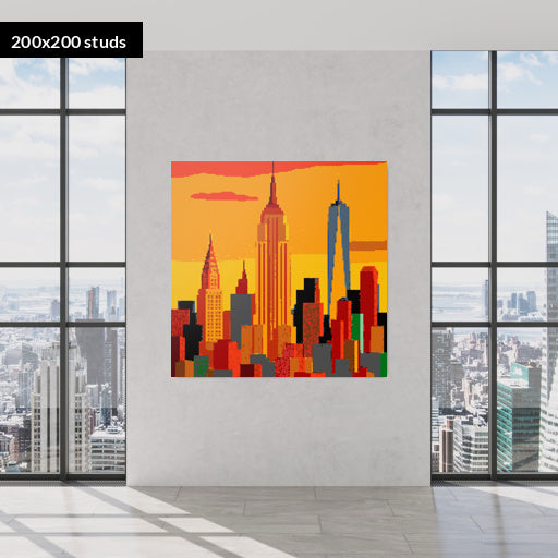 200*200studs, 160*160cm, 63*63inch
