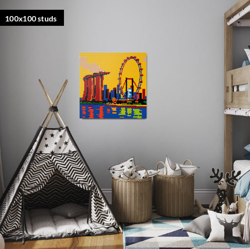 100*100studs, 80*80cm, 31,5*31,5inch