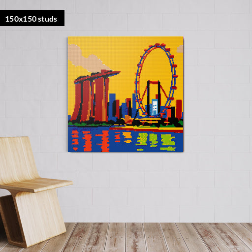 150*150studs, 120*120cm, 47,25*47,25inch